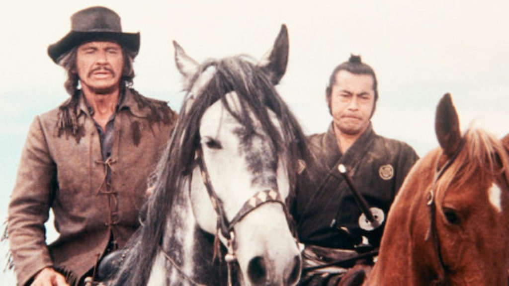 Charles Bronson en Toshiro Mifune in Red Sun (1971)