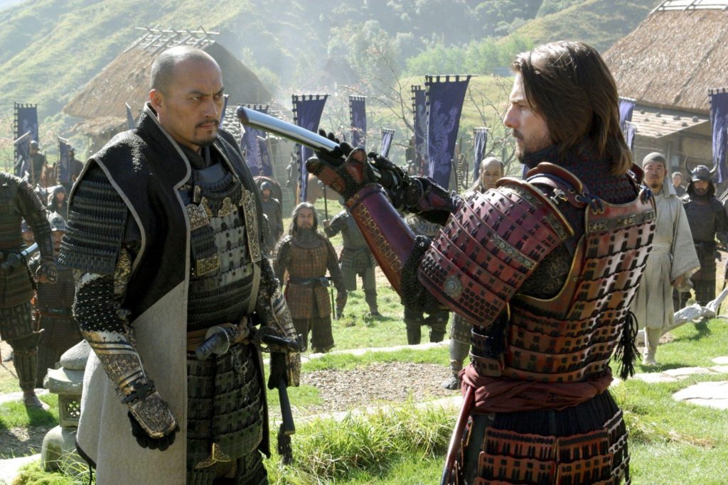 Ken Watanabe en Tom Cruise in The Last Samurai (2003)