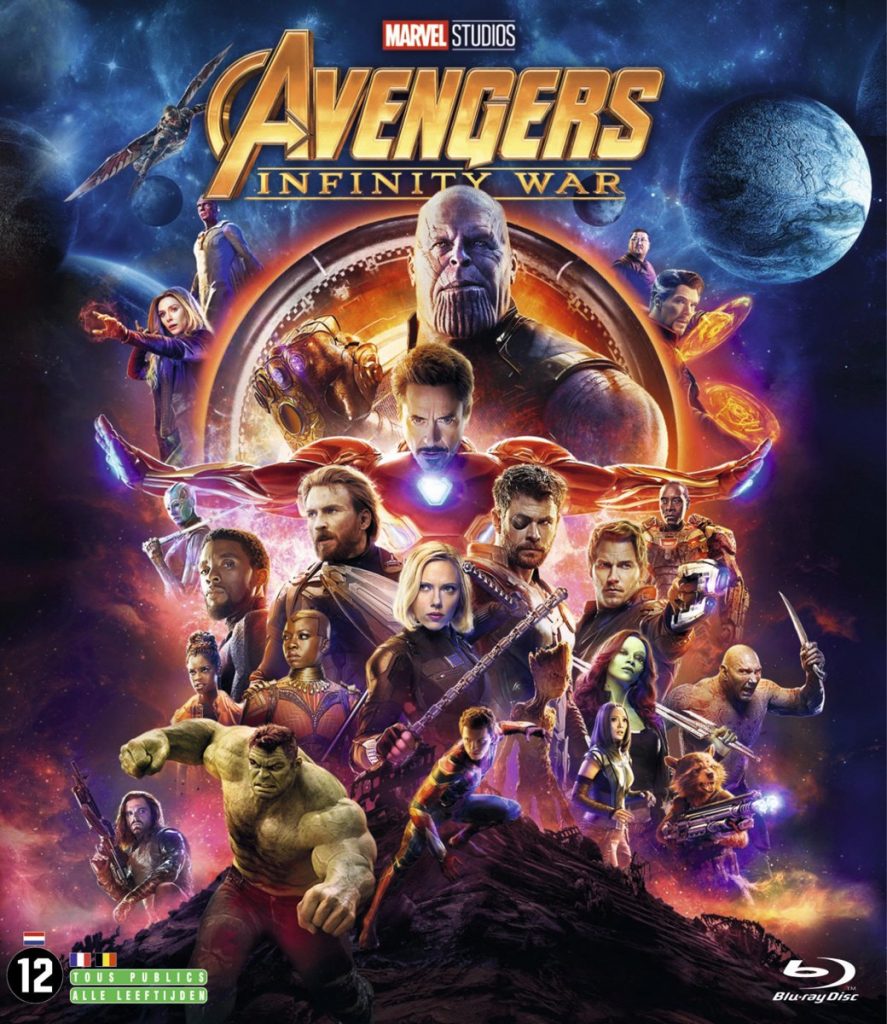 Avengers: Infinity War blu-ray